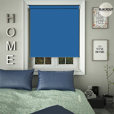 Classic Blue Banlight Duo Roller Blinds