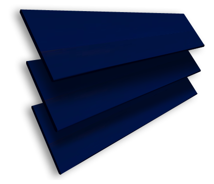 Icon Blue Wooden Blinds